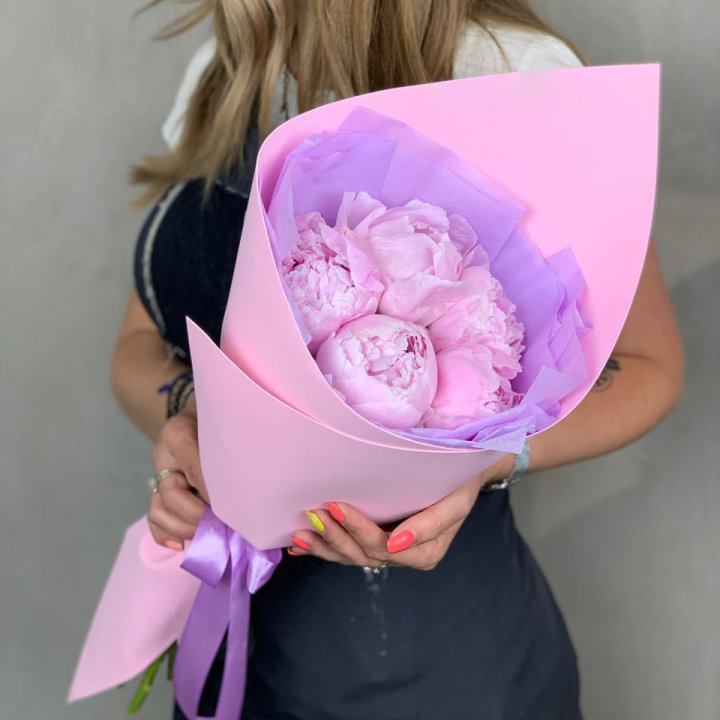 Букет пионов "Файв" в Дзержинске