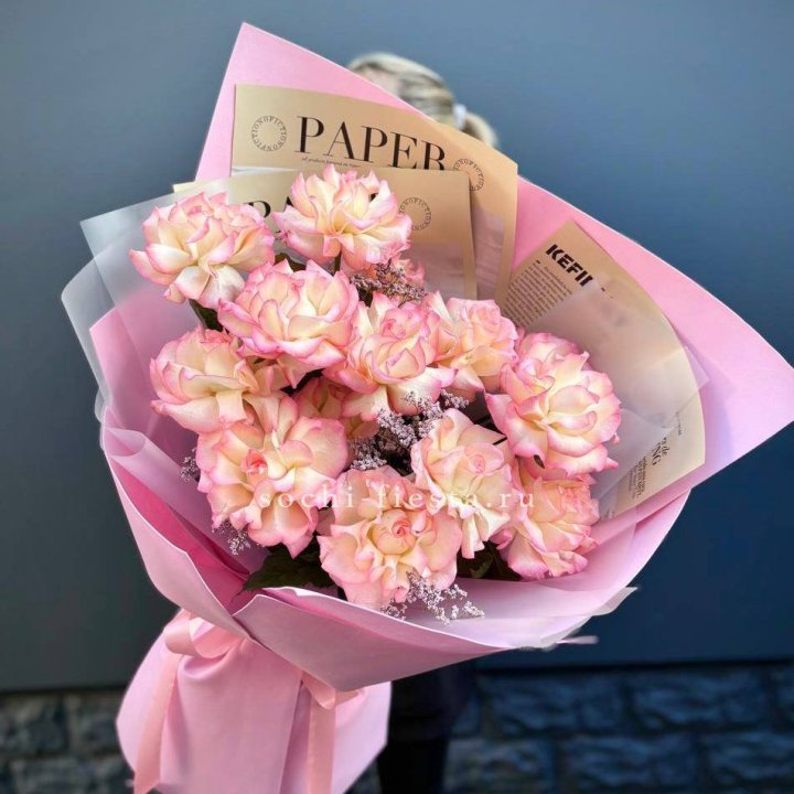 15 французских роз "Джумилия" в Дзержинске