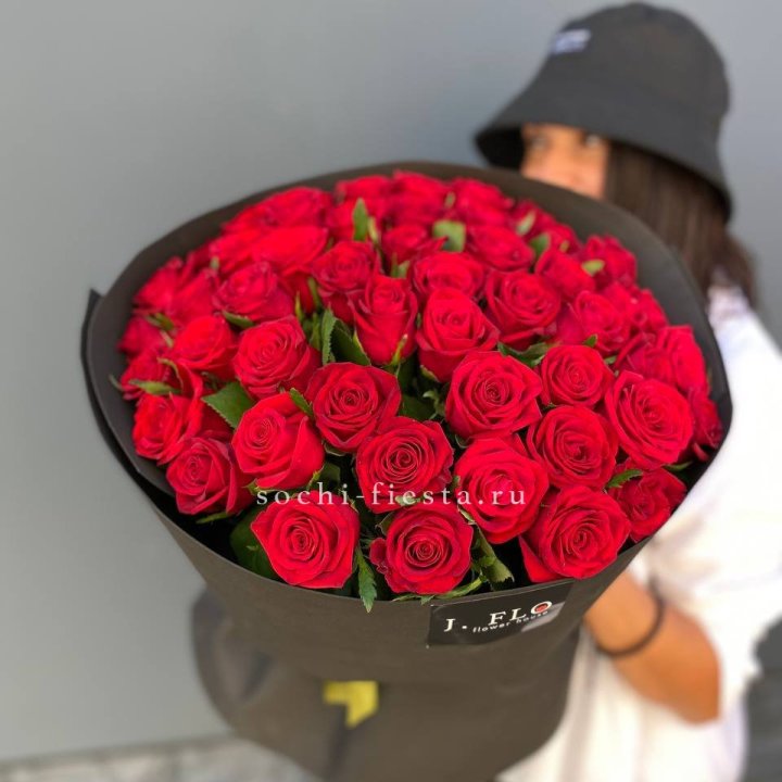 51 роза "Блек" в Дзержинске