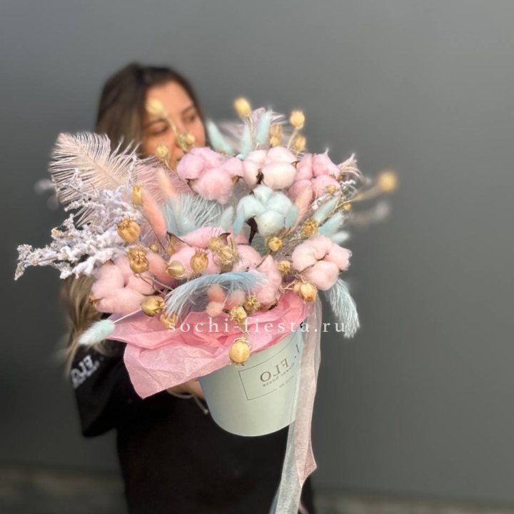 Авторский бокс с сухоцветами №2 в Дзержинске