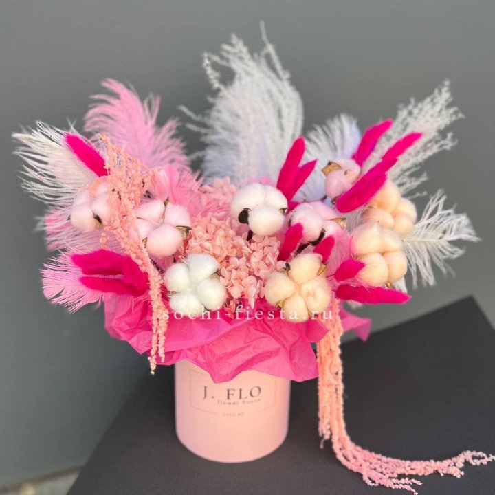 Авторский бокс с сухоцветами №1 в Дзержинске