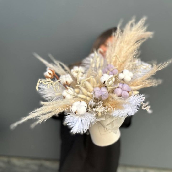 Авторский бокс с сухоцветами №3 в Дзержинске