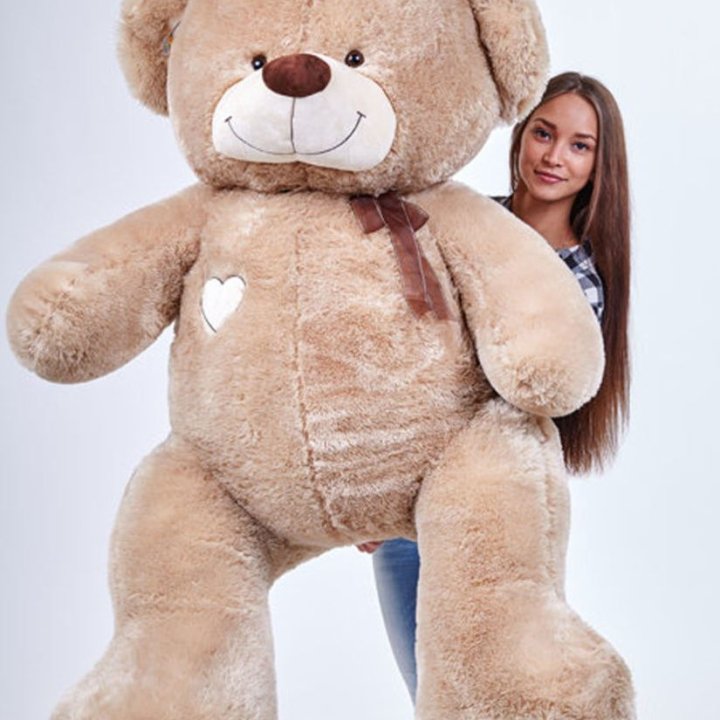 Бурый плюшевый мишка большой в Дзержинске