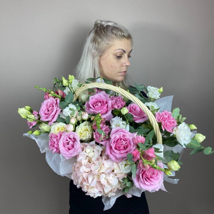 Цветочная корзина № 5 в Дзержинске
