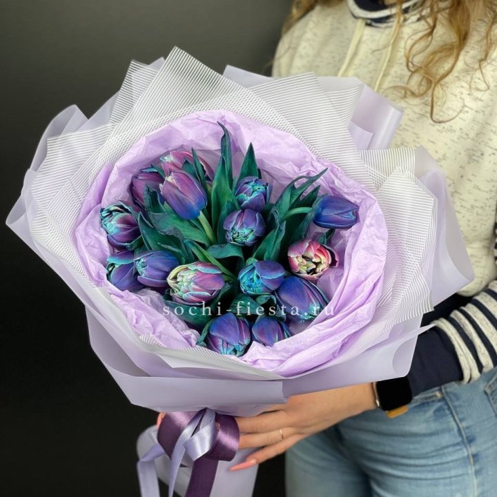 Букет тюльпанов "Пандора" в Дзержинске