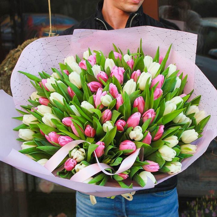 101 тюльпан микс в Дзержинске