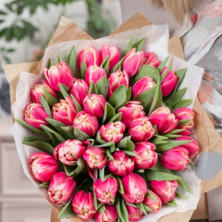 Букет пионовидных тюльпанов в Дзержинске